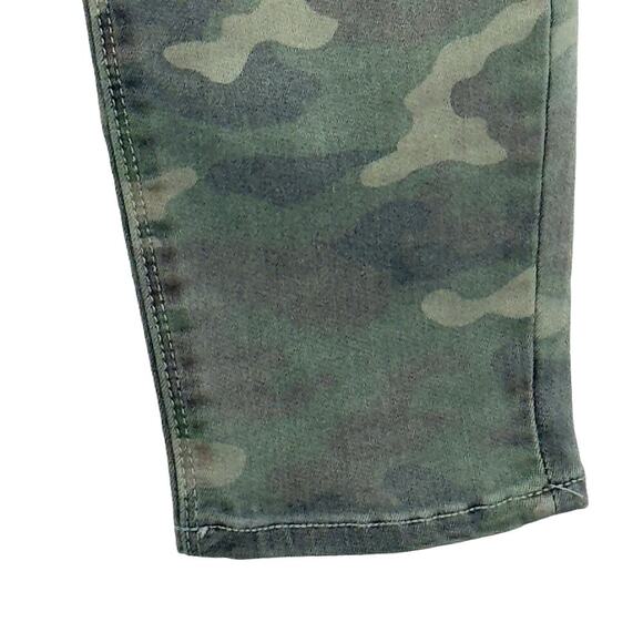 HUDSON BARBARA SUPER SKINNY ANKLE JEANS IN CAMO PRINT NWT WOMEN'S SIZE 26 - Picture 9 of 15